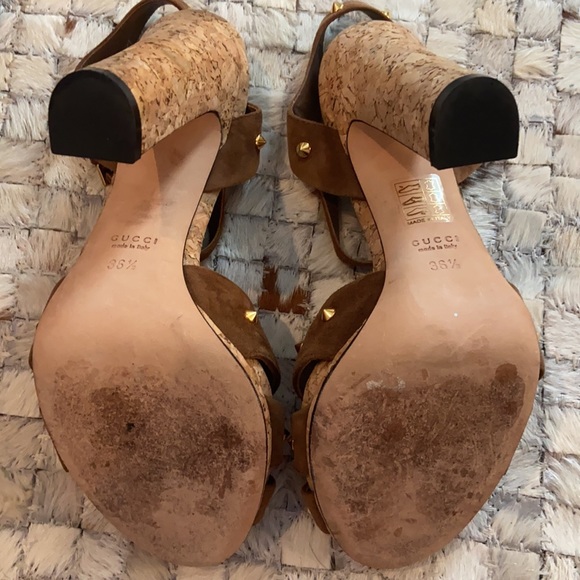 Gucci Jacqueline sandals. Please note European size 36.5 - Picture 4 of 5